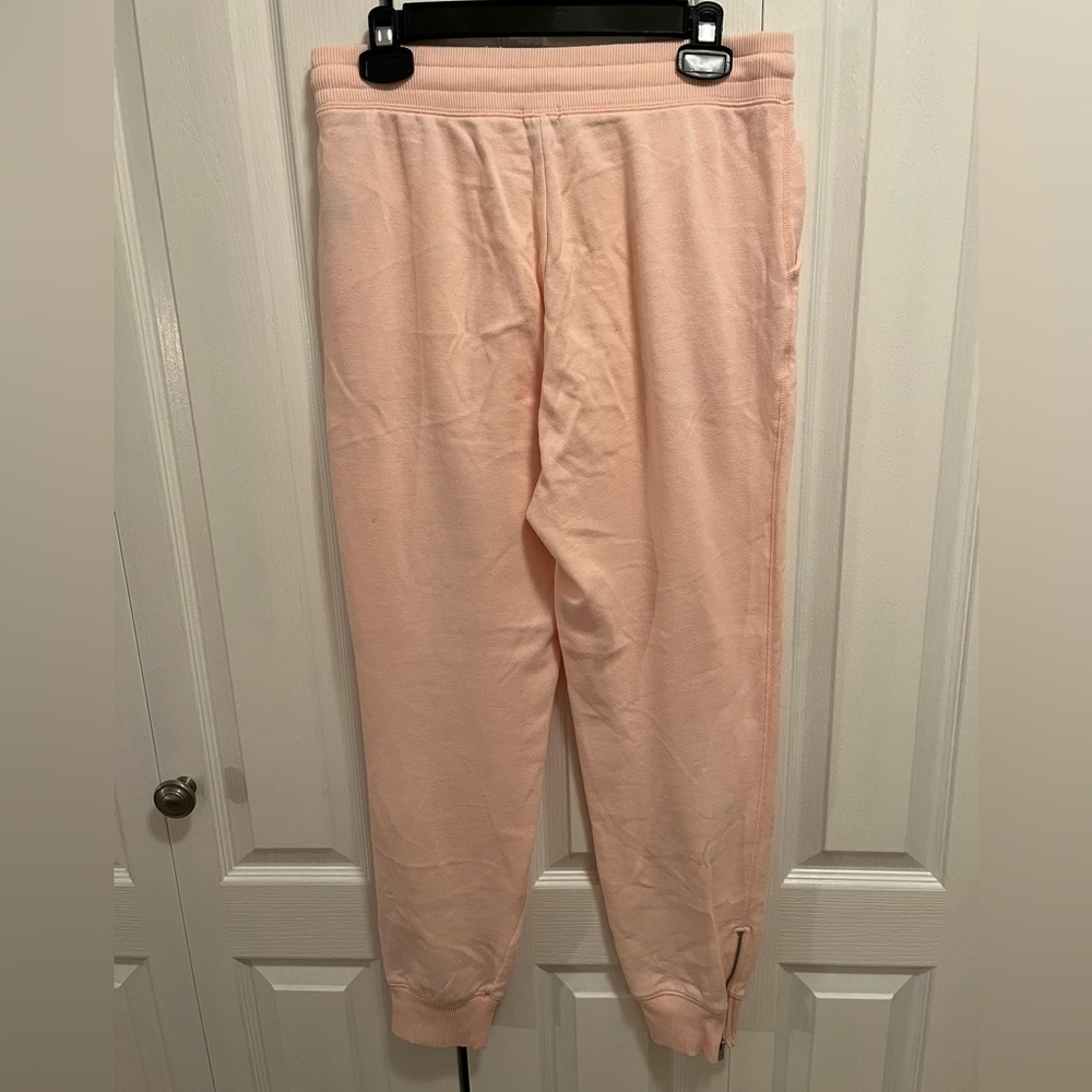 NWOT Aerie Light Pink Zipper Detail Joggers - Picture 6 of 6